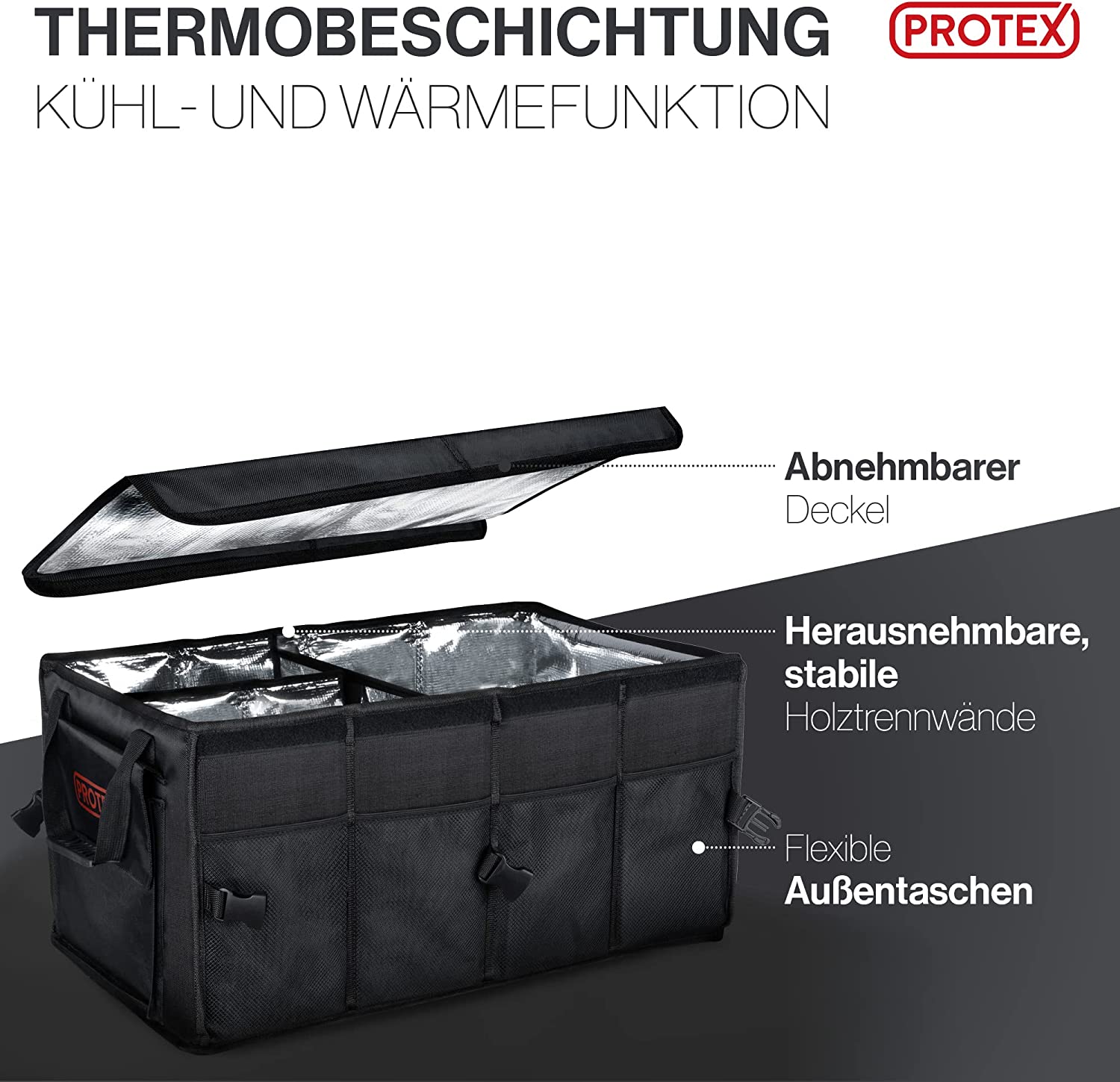 Kfz Kofferraum Organizer - faltbare Kühltasche