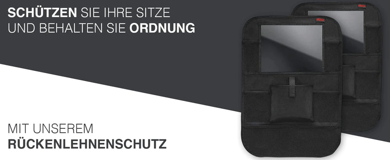 Protex, Kfz Rückenlehnen Schutz & Organizer, für mehr Organisation und zusätzlichem Stauraum