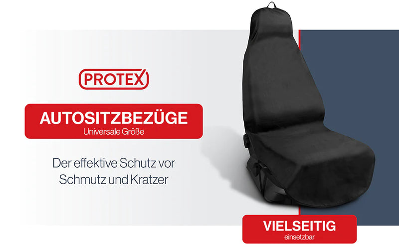 Protex, Universal Auto Sitzschoner, Werkstatt Sitzschoner, Sitzbezug Organizer