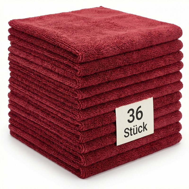 PROTEX Mikrofasertuch 36er Pack – 380 GSM Premium Qualität