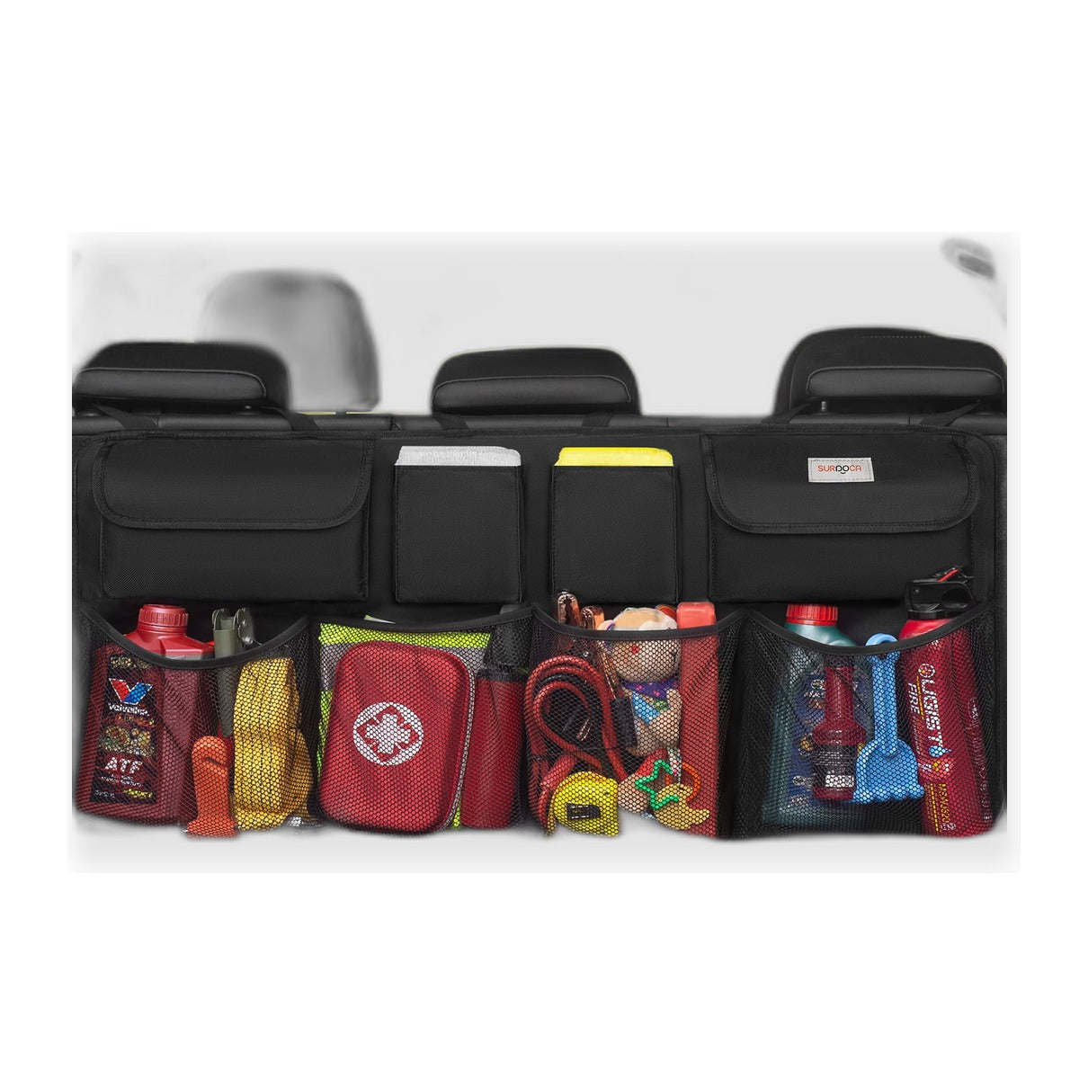 SURDOCA Kofferraum Organizer 8 Fächer mit Klett